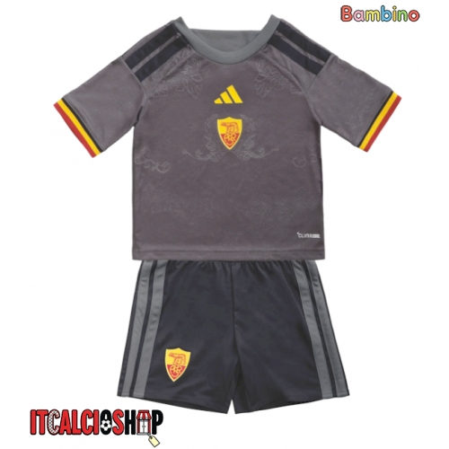 AS Roma Rodrigo Mora #86 Terza Maglia Bambino 2026-27 Manica Corta (+ Pantaloni corti)